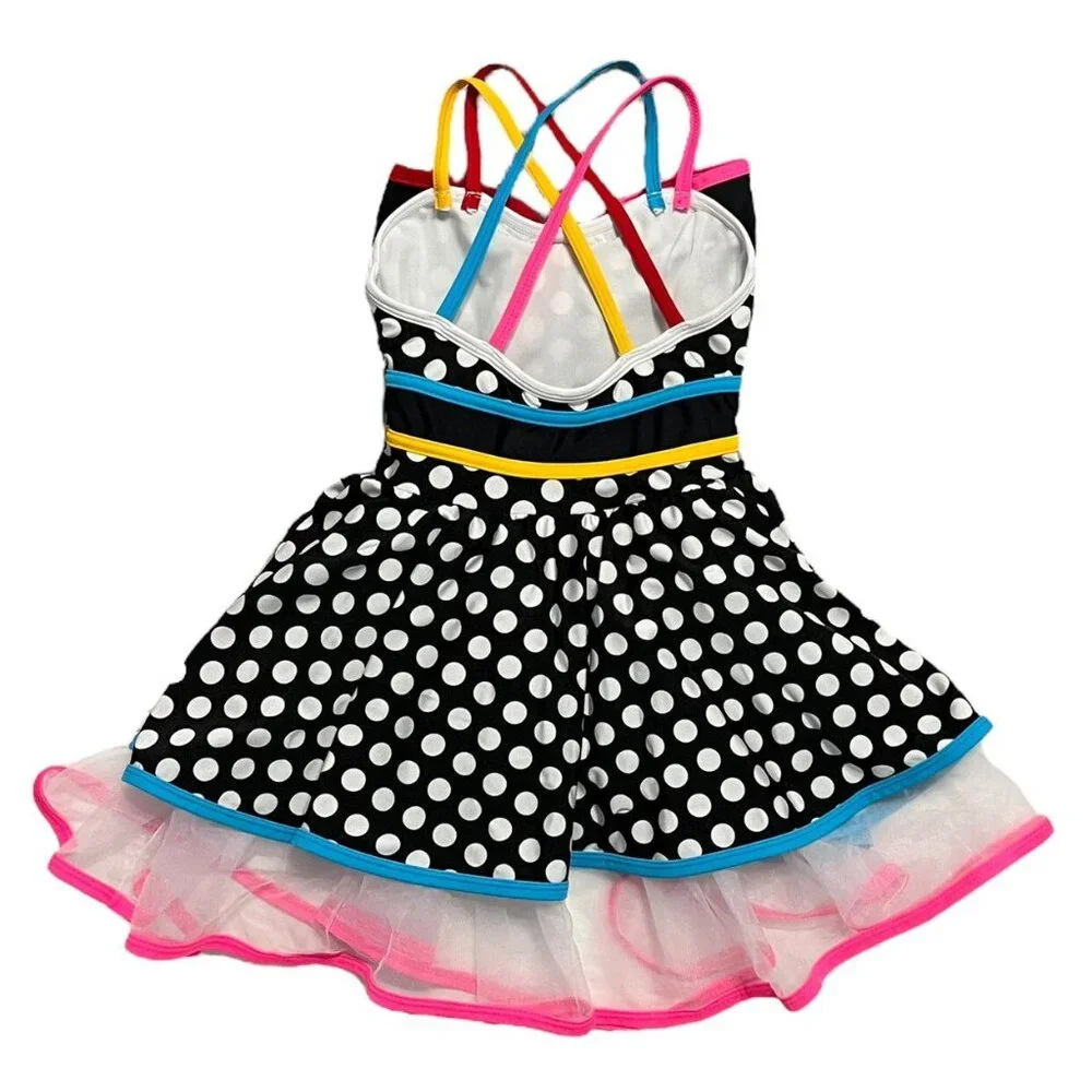 Revolution Dancewear Size MC Swing With Me Dance Costume Leotard Dress